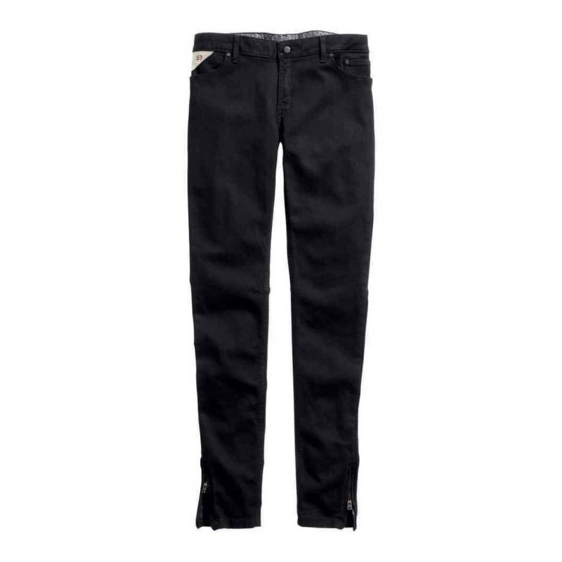 Jeans Label Core Skinny Mid-Rise BLK donna