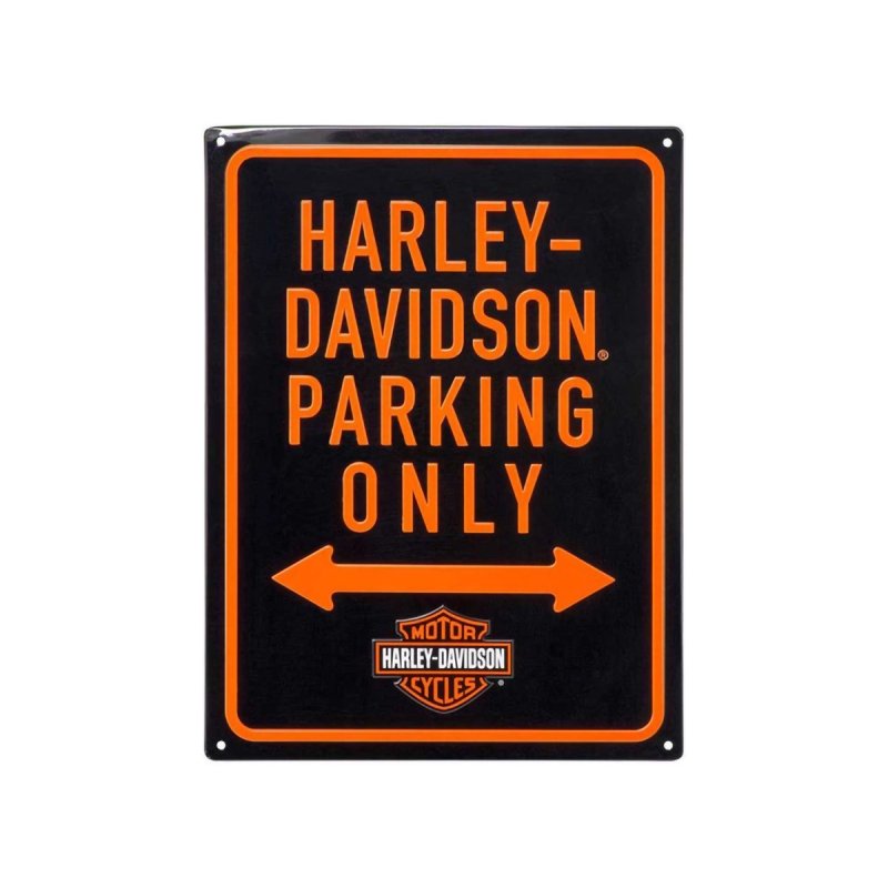 Quadro in metallo 28 x 38 Parking Only