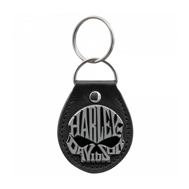 Portachiavi Skull black vinyl