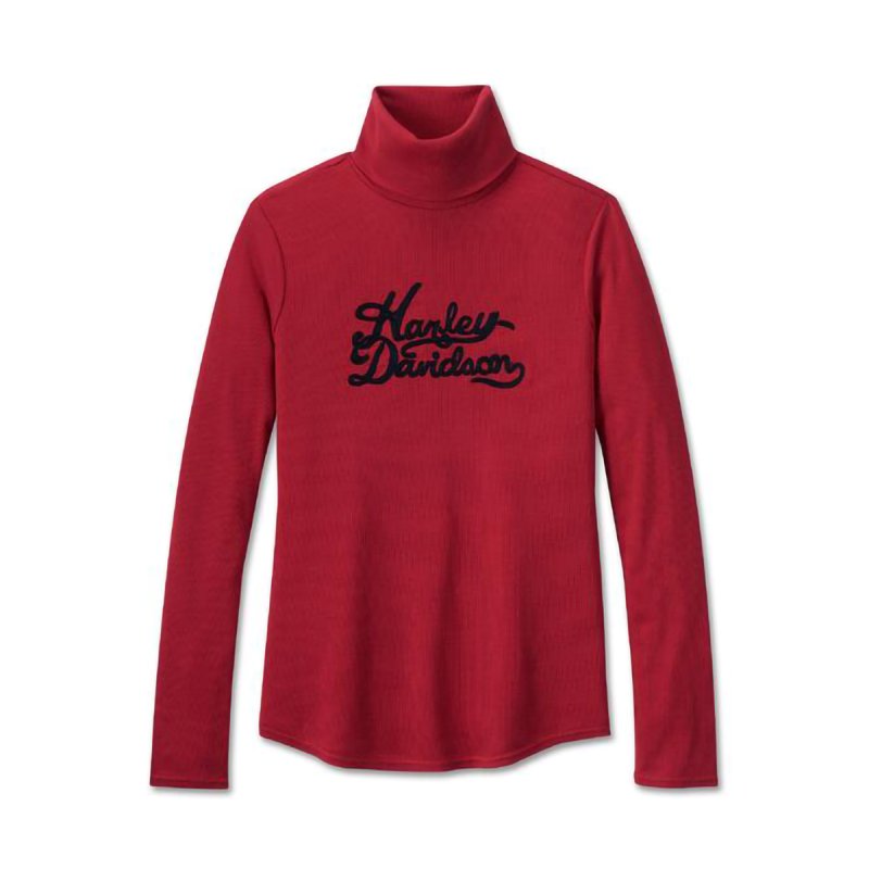 Dolcevita leggero red in cotone modal spandex