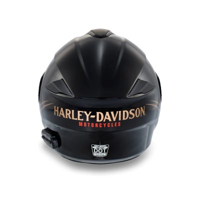 Harley-Davidson® Nero Opaco Casco Modulare Outrush Con Bluetooth
