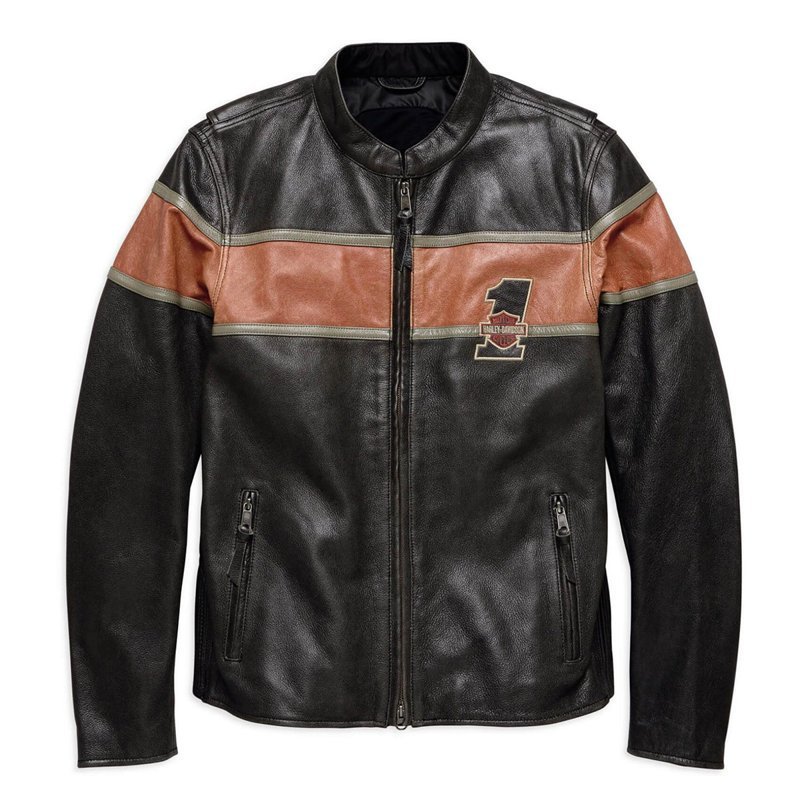 Giacca Victory Lane in pelle uomo