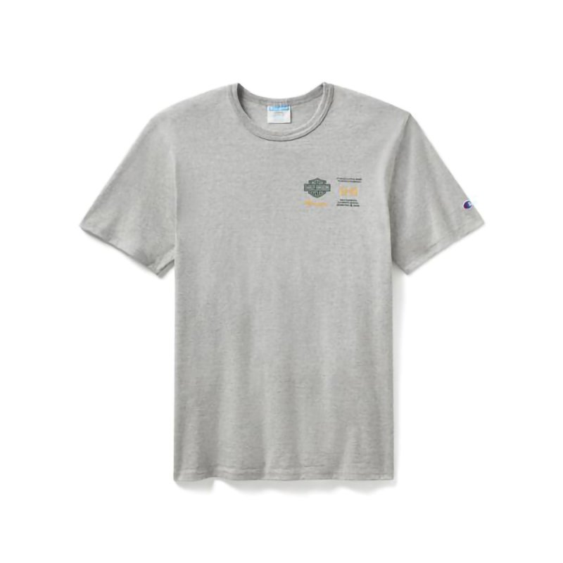 T-shirt Fanatic grigia H-D & Champion in Edizione Limitata