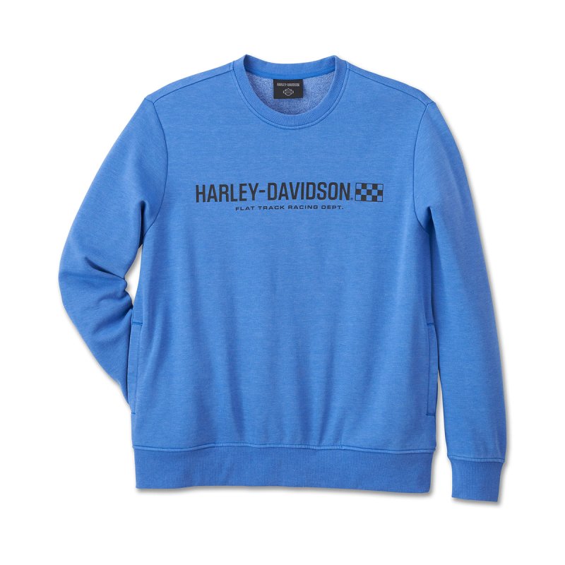 Felpa girocollo Trophy Bar&Shield  Lapis Blue