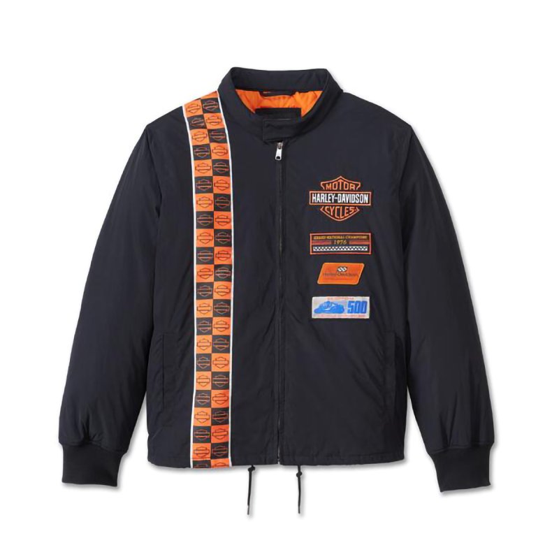 Giubbino race stripes black beauty in Limited Edition