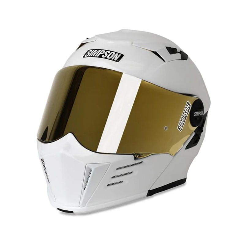 Casco modulare Simpson Darksome Gloss White