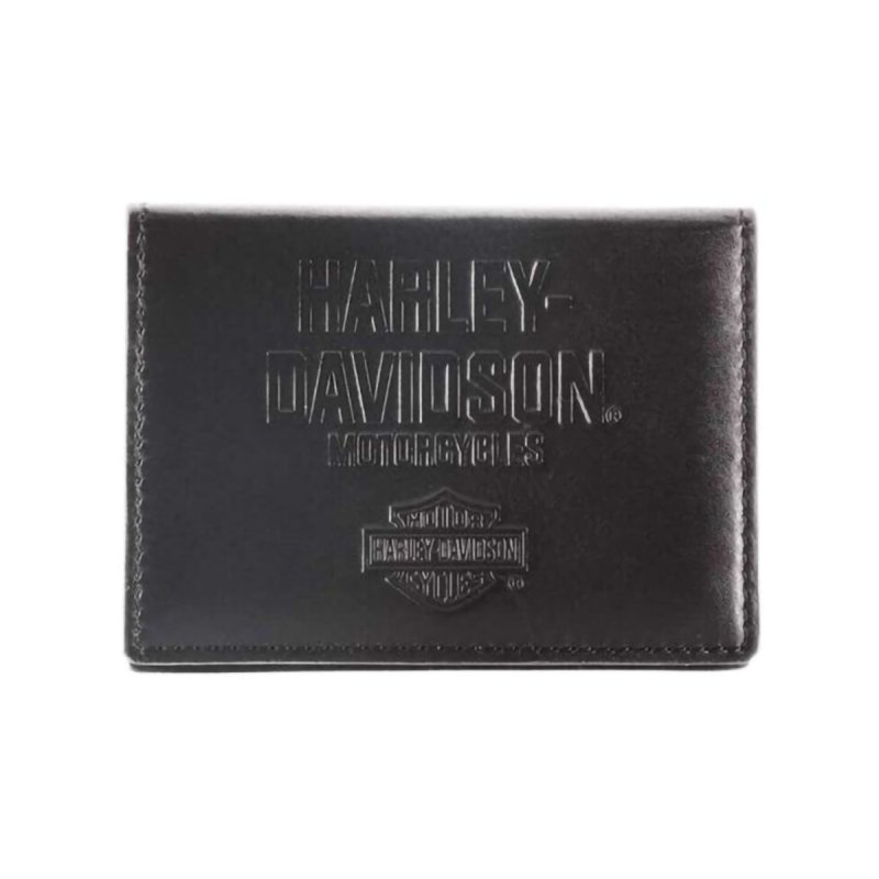 Portacarte in pelle bi-fold