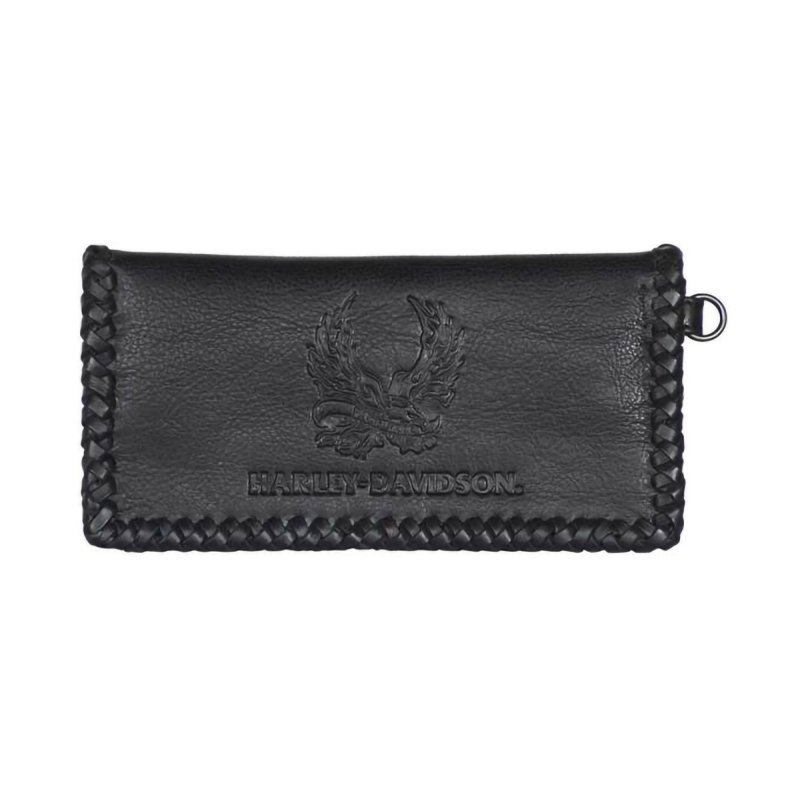 Portafoglio Truker in pelle con predisposizione aggancio catena