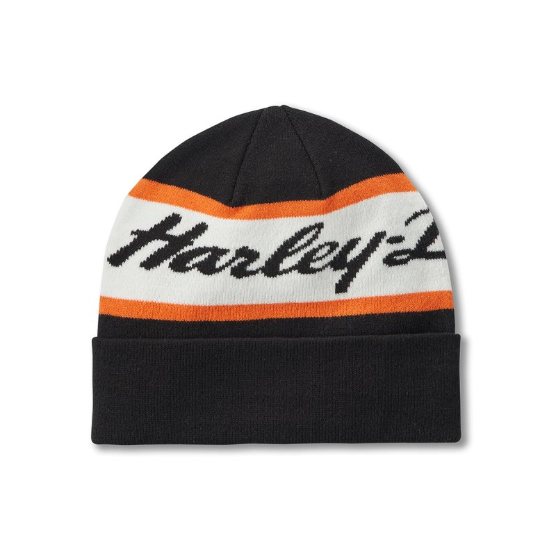 Beanie H-D Script - Harley Black in Limited Edition