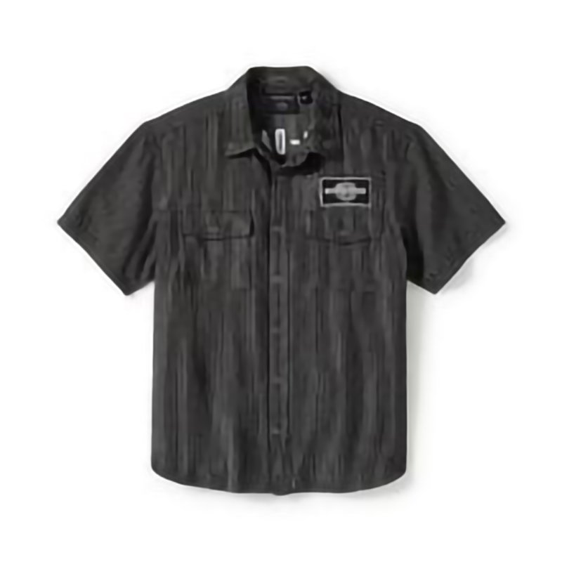 Camicia grigio scuro a righe in Limited Edition