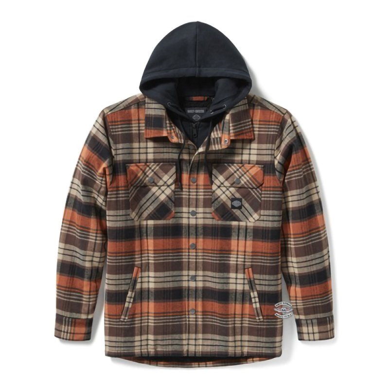 Camicia giacca con interno in felpa e cappuccio in Limited Edition