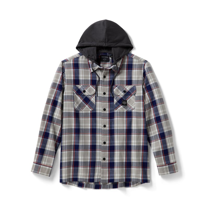 Camicia uomo con cappuccio