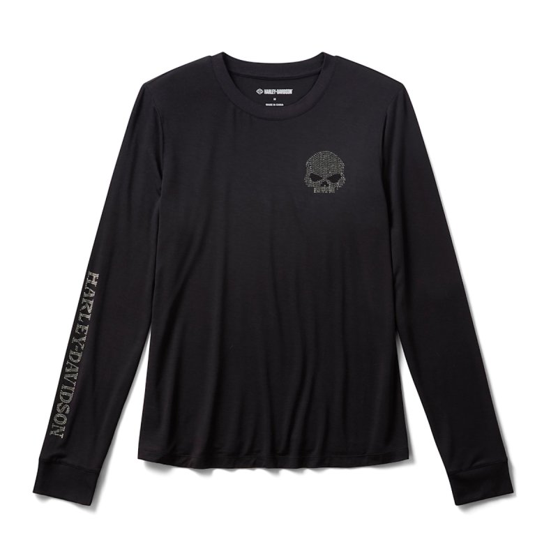Maglia donna Skull black