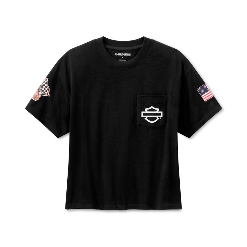 T-shirt donna black